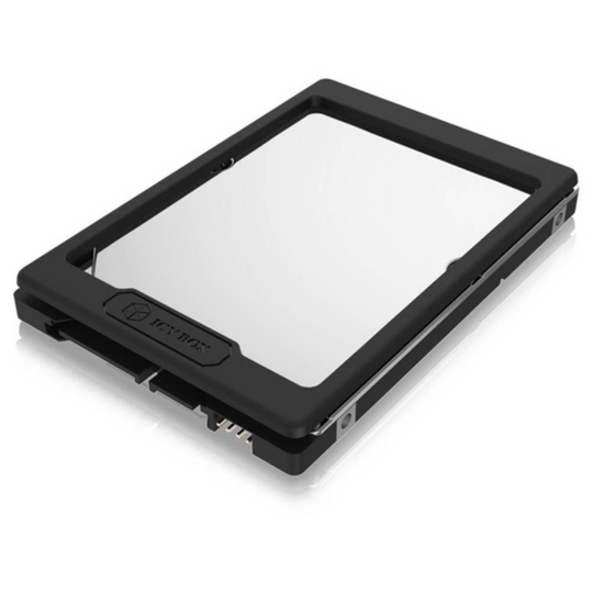 Hårddisksläde ICY BOX IB-AC729 Bauhöhe-Adapterrahmen für 2,5 HDD/SSD von 7 mm auf 9,5 mm Höhe
