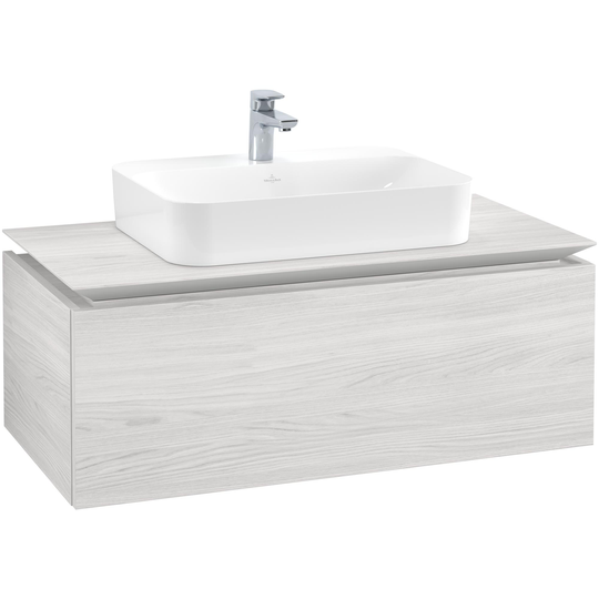 Tvättställsskåp Villeroy & Boch Legato Kompakt med 1 Låda för Ytmonterat Tvättställ från Finion & Memento