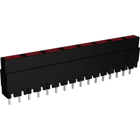Signal Construct ZALS 080 LED-serie 8x Röd (L x B x H) 40.8 x 3.7 x 9 mm