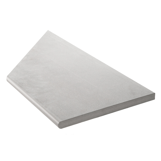 Klinker Bricmate Z Limestone Light Grey Pool Inner Corner Right 30x60 cm