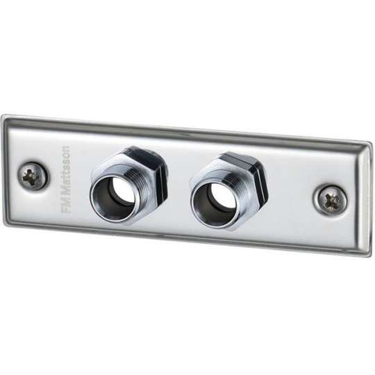 FM Mattsson 8530651 Väggbricka 2-håls 15 x G15