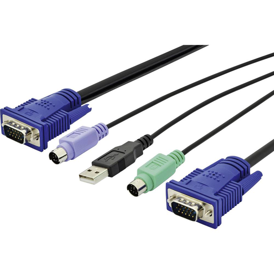 KVM Adapter 3.00 m Digitus