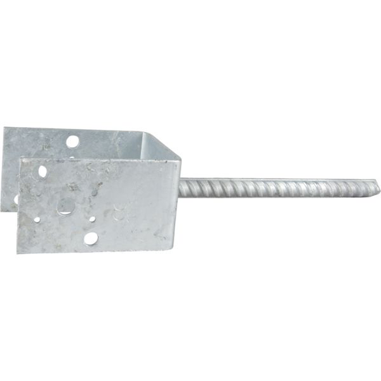ESSVE 951626 Stolpsko 4 mm, typ U, förzinkad 100 x 70 x 112,5/200 mm