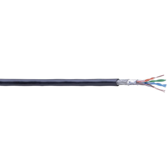 Belden 74002E.00500 Nätverkskabel CAT 5e SF/UTP 4 x 2 x 0.14 mm² Svart Metervara
