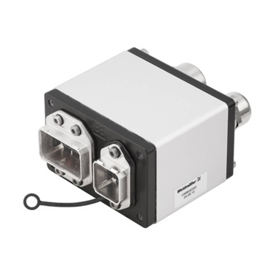 Weidmüller 1068830000 Sensor/ställdon-kontaktdon Koppling inbyggnad 1 st