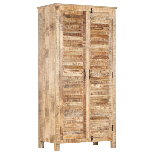 vidaXL Garderob 90x50x180 cm massivt mangoträ