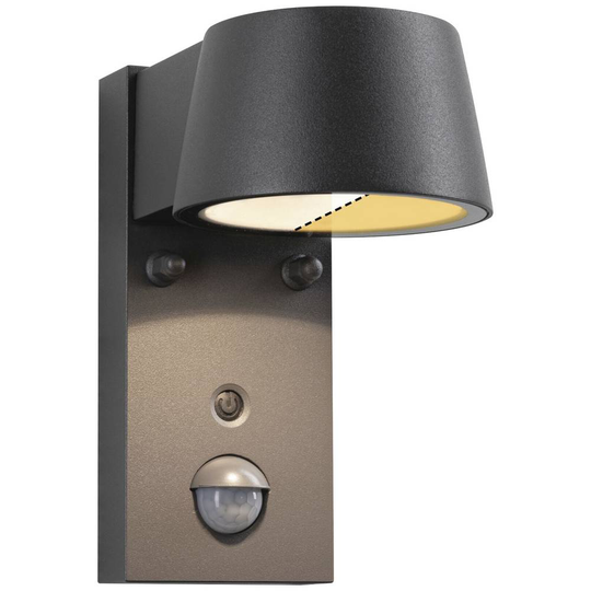 Paulmann Capea 2200K-3000K PIR 94714 Utomhusväggbelysning LED 6 W Svart
