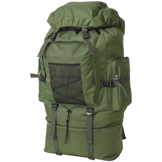 vidaXL Arméryggsäck XXL 100 L grön