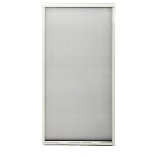 vidaXL Insektsnät för fönster vit 90x170 cm
