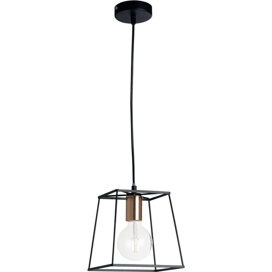 Pendellampa E27 ECO-Light I-HARLEM-M-S1 I-HARLEM-M-S1 Svart