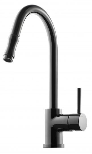 Tapwell Köksblandare EVO185 Svart krom Fynd!