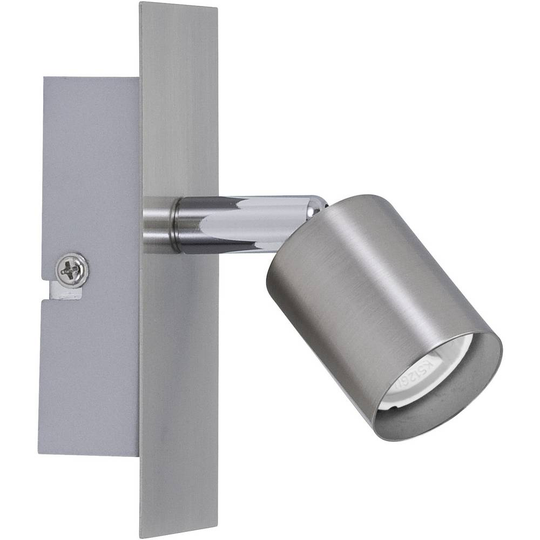 Väggstrålkastare GU10 10 W LED Paulmann Georgia 66706 Nickel (borstad)