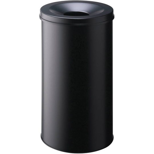 Durable Papperskorg 330701 330701 60 l (Ø x H) 375 mm x 662 mm Stål Svart 1 st