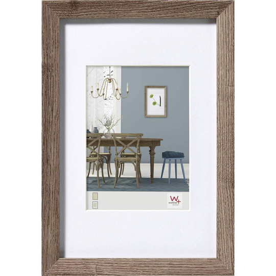 walther+ design Växelram akryl EF520N Pappersformat: 10 x 15 cm Nötträd