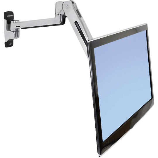 Ergotron LX Sit-Stand Wall Mount LCD Arm 1x Monitor-väggfäste 25,4 cm (10) - 106,7 cm (42) Tiltbar, Svängbar, Roterbar