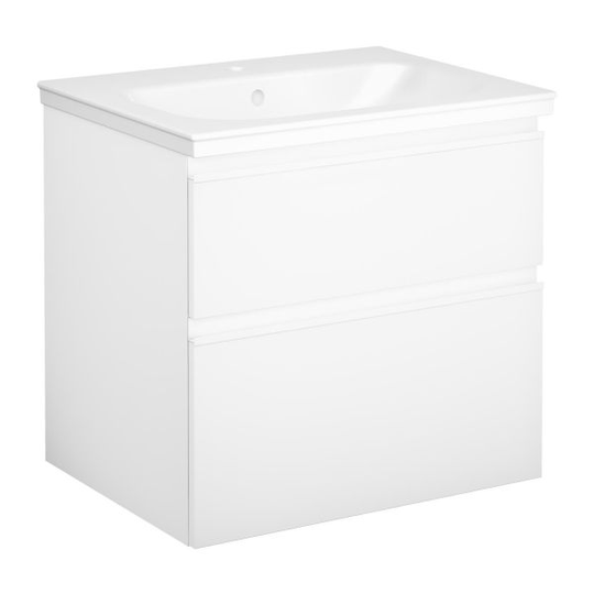 Gustavsberg Artic Kommodpaket grepplist, vit, 60 cm