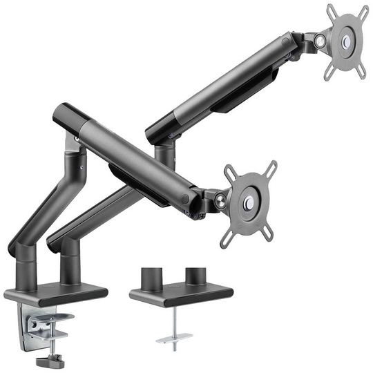 My Wall HL 23-2 L 2x Monitor bordsfäste 43,2 cm (17) - 81,3 cm (32) Vridbar, Tiltbar