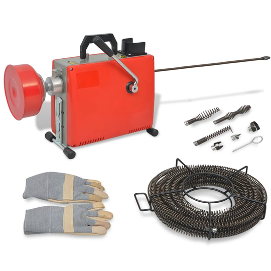 vidaXL Rensmaskin 250 W 15 m x 16 mm 4,5 m x 9,5 mm
