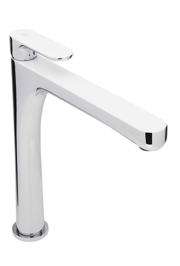 INR Tvättställsblandare Sleek Fristående Krom/Vit