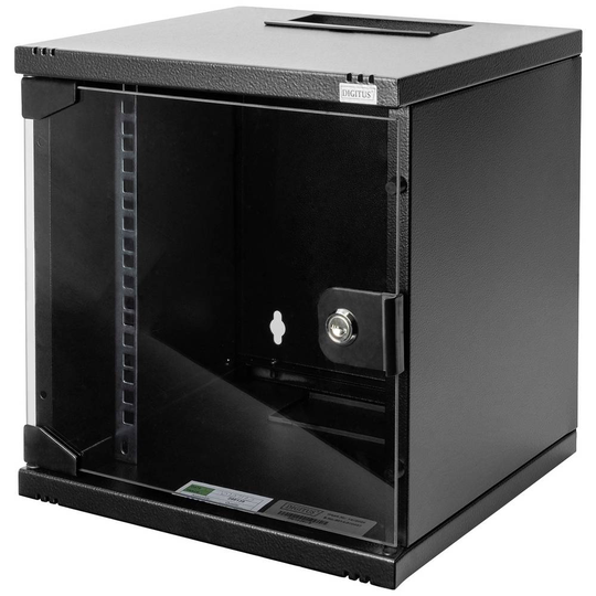 10 väggskåp Digitus DN-10-06U-B 6 U Svart (RAL 9005)