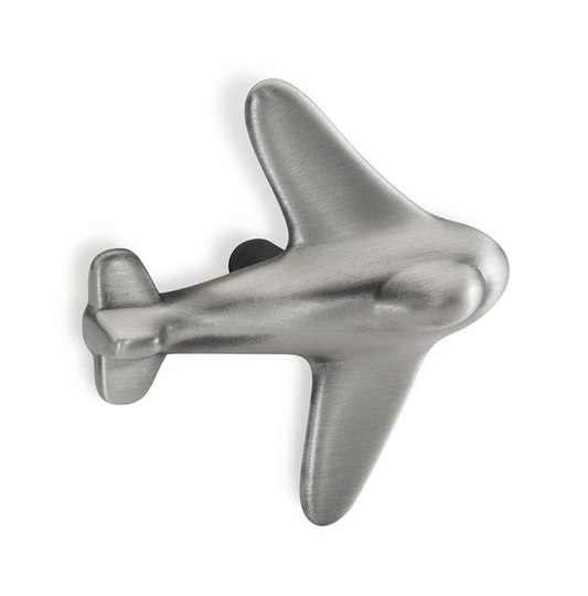 Linfalk Knopp flygplan, svart antik S1882-56-16