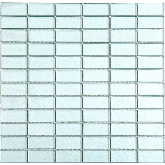 Kristallmosaik Arredo Blank 23x48x8 mm Grå