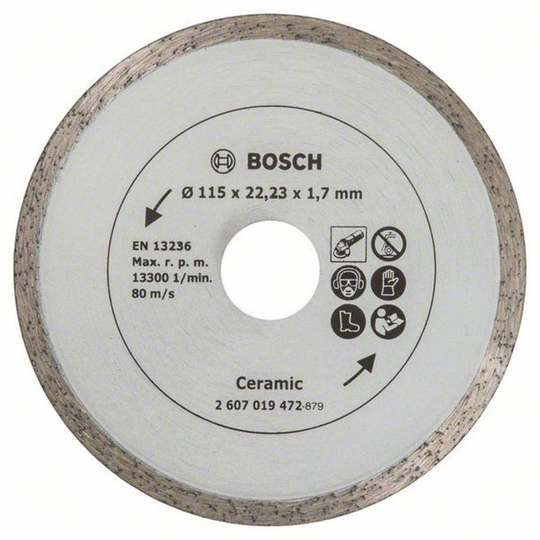 Diamant-kapblad 115 mm kakel Bosch Accessories 2607019472 Diameter 115 mm 1 st