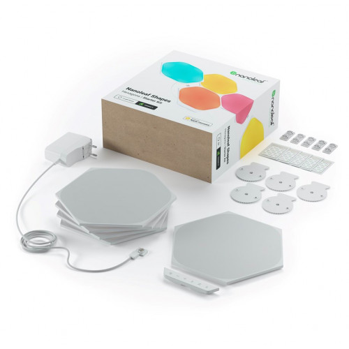 Nanoleaf - Shapes - Hexagons Startkit - 5 Paneler
