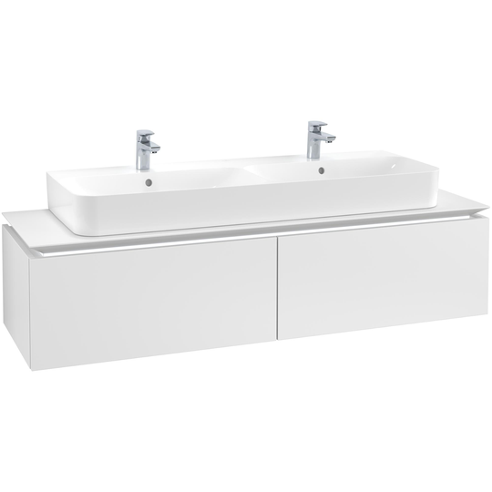Tvättställsskåp Villeroy & Boch Legato Kompakt 1600 med 2 Lådor för Dubbeltvättställ