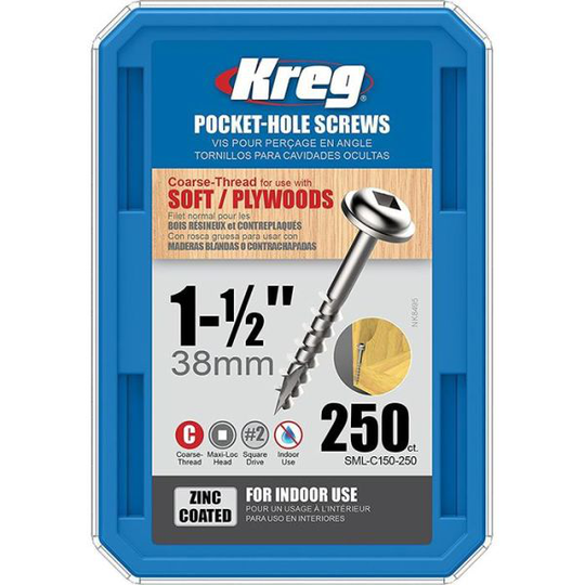 Kreg SML-C150-250 Skruv 38 mm 250-pack