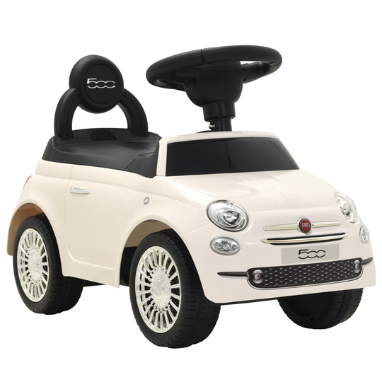 vidaXL Åkbil Fiat 500 vit