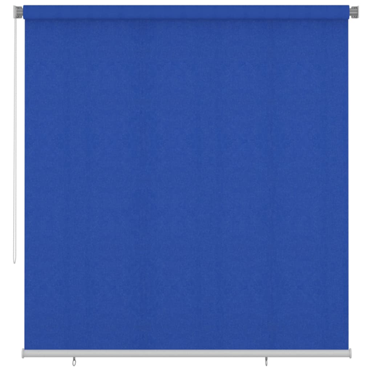 vidaXL Rullgardin utomhus 220x230 cm blå HDPE