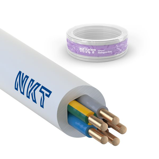 NKT EXQ XTRA Installationskabel 5G2.5 mm², 300/500V 50 m, ring