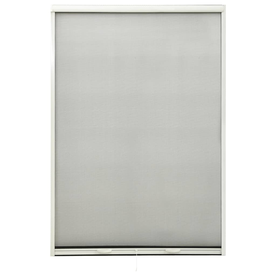 vidaXL Insektsnät för fönster vit 110x170 cm
