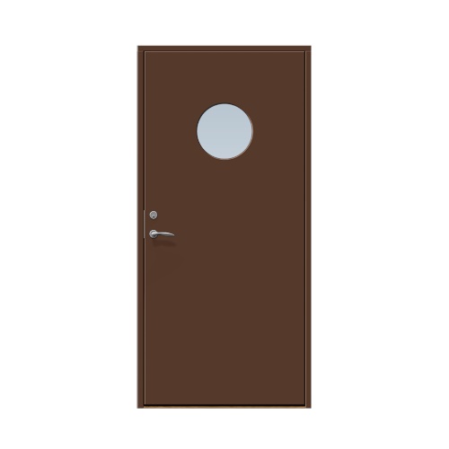 Enkeldörr till villa Solbacka 10 x 20, Högerhängd, Nötbrun
