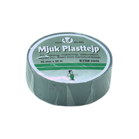 Gelia 3016057022 Tejp för rörisolering, 25x20 mm Ljusgrå