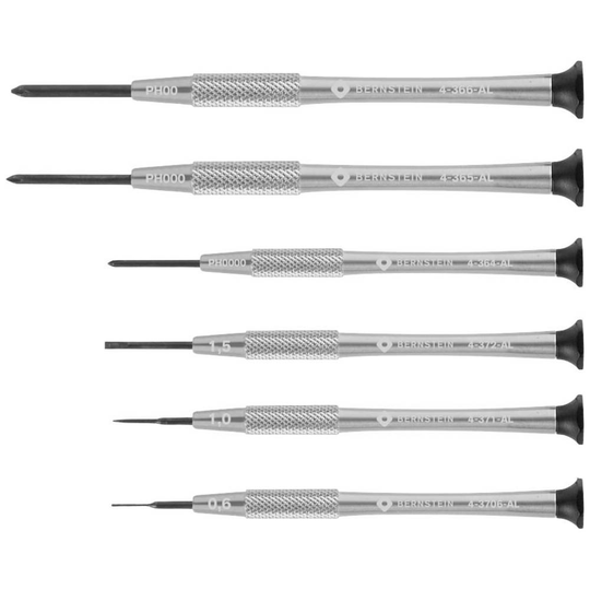 Bernstein Tools 4-360-E04 Skruvdragar-set för urmakare 6 delar