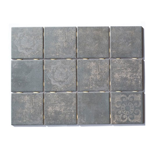 Klinker Arredo Roma Antracite 10x10 cm