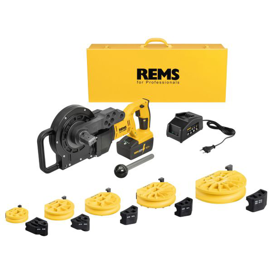 REMS 580064 R220 Bockmaskin 14-28 mm, med batteri och laddare