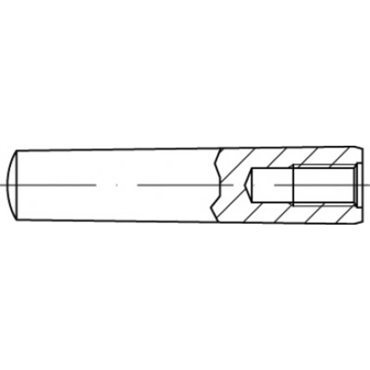 TOOLCRAFT TO-5436807 Konformat stift 6 mm Stål 25 st