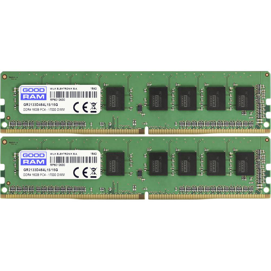Goodram GR2400D464L17S/8GDC Internminne Desktop Kit 8 GB 2 x 4 GB DDR4 2400 MHz CL17