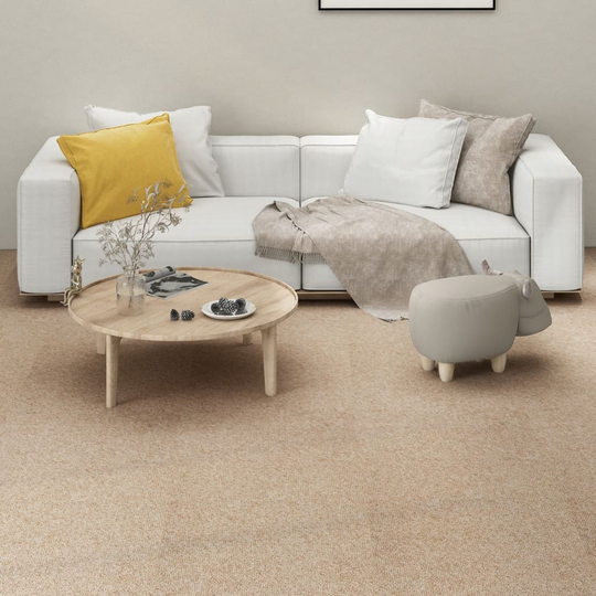 vidaXL Textilplattor 16 st 4 m² 25x100 cm ljusbeige
