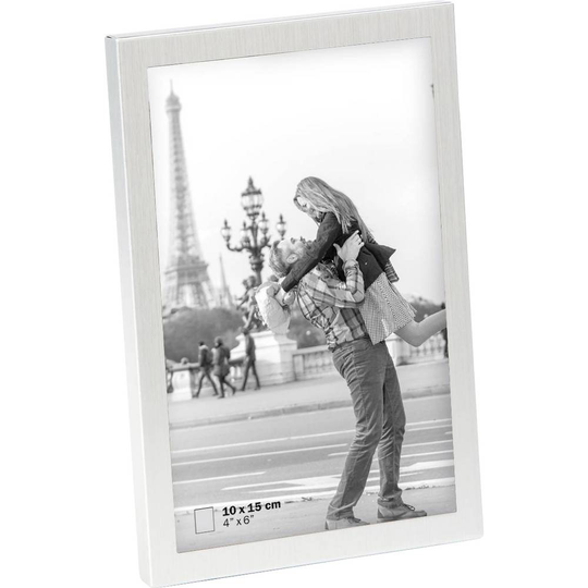 walther+ design Växelram akryl BT015T Pappersformat: 10 x 15 cm Silver
