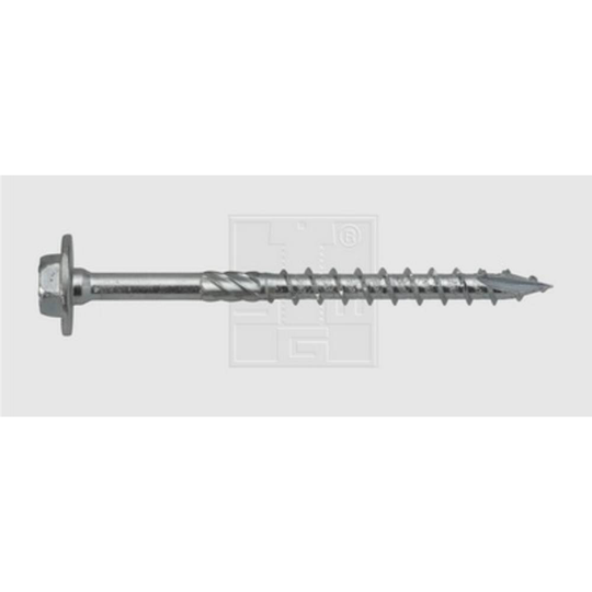 SWG 1910064075 Träskruv 6 mm 40 mm T-profil, Yttersexkant Stål förzinkad 100 st