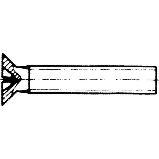 Almén Special Fastener 2009945f Spårskruv 90287-0206, 200-pack