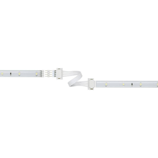 Kontaktdon-set 60 W (max) Kabellängd: 10.00 cm 12 V Plast (L x B x H) 100 x 16 x 7 mm Paulmann 70918