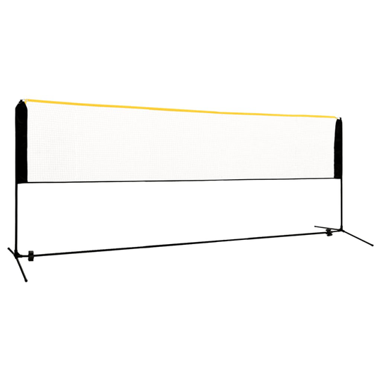 vidaXL Justerbart badmintonnät 400x103x94-158 cm metall