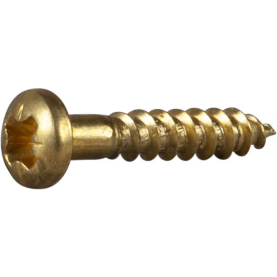 ESSVE 525076 Träskruv TKX, mässing 3,5 x 20 mm, 10-pack