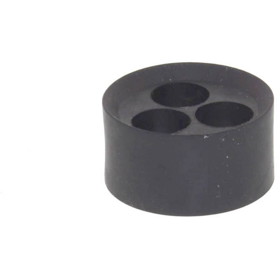 Multipel tätning 10102054 stötsäker, med dragavlastning M40 Plast Svart (RAL 9005) Wiska MFD 40/03/125 25 st