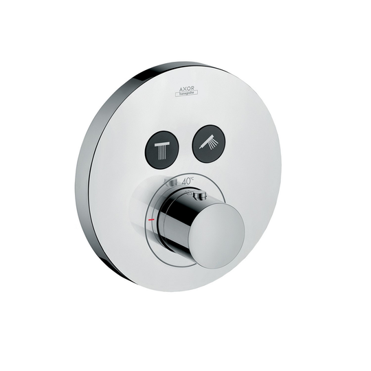 Inbyggnadsblandare Hansgrohe Axor ShowerSelect Rund 2-utlopp